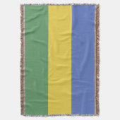 Flagge Gabuns Decke (Vorderseite Vertikal)