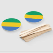 Flagge Gabuns Fächer (Non-assembled)