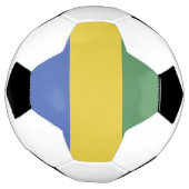 Flagge Gabuns Fußball (Gedreht)