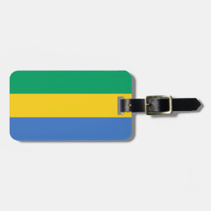 Flagge Gabuns Gepäckanhänger
