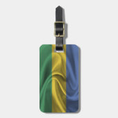 Flagge Gabuns Gepäckanhänger (Vorderseite vertikal)