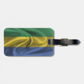 Flagge Gabuns Gepäckanhänger (Rückseite horizontal)