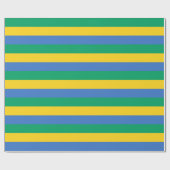 Flagge Gabuns Geschenkpapier (Flach)