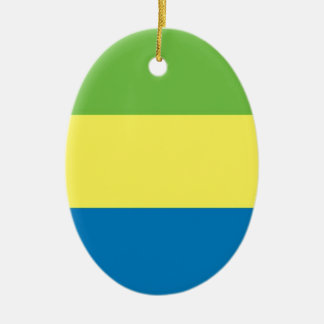 Flagge Gabuns Keramikornament