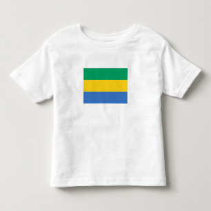 Flagge Gabuns Kleinkind T-shirt