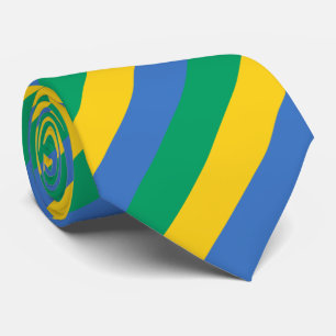 Flagge Gabuns Krawatte