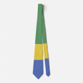 Flagge Gabuns Krawatte (Vorderseite)