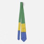 Flagge Gabuns Krawatte (Rückseite)