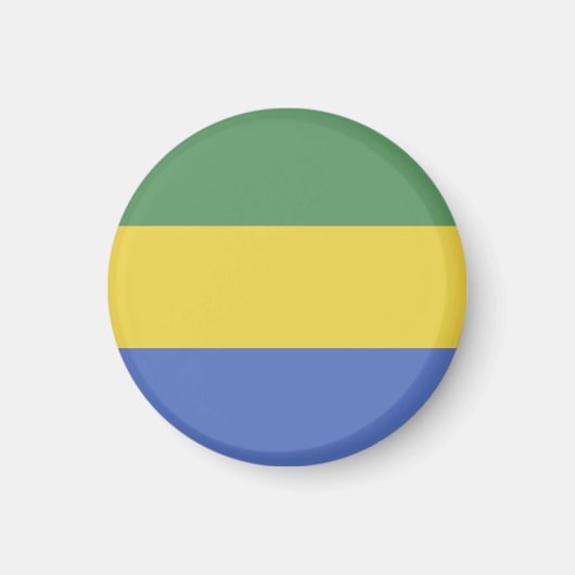Flagge Gabuns Magnet (Vorne)