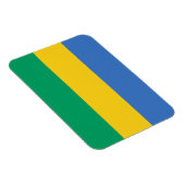Flagge Gabuns Magnet (Rechte Seite)