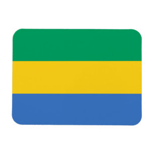 Flagge Gabuns Magnet
