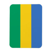 Flagge Gabuns Magnet (Vertikal)
