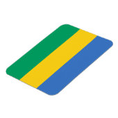 Flagge Gabuns Magnet (Linke Seite)