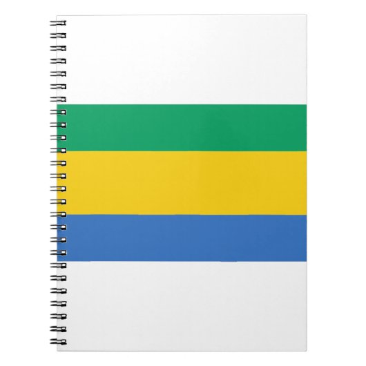Flagge Gabuns Notizblock (Vorderseite)