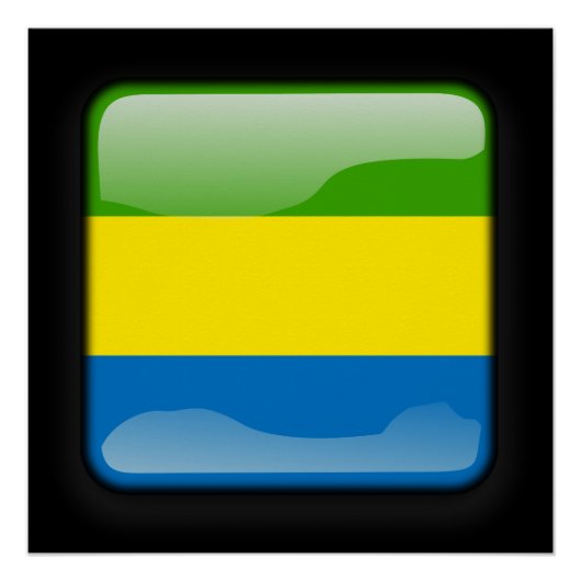 Flagge Gabuns Poster (Vorderseite)