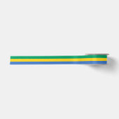 Flagge Gabuns Satinband (Vorderseite)