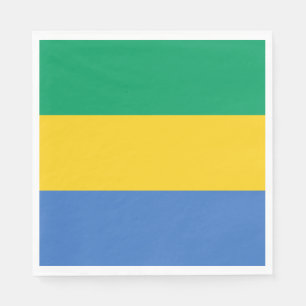 Flagge Gabuns Serviette