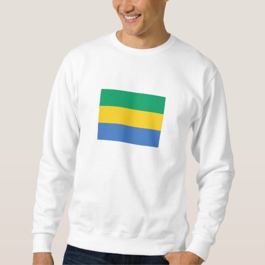 Flagge Gabuns Sweatshirt (Vorderseite)