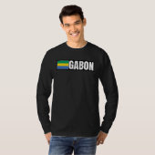 Flagge Gabuns T-Shirt (Vorne ganz)