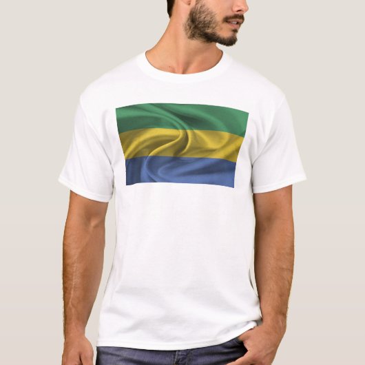 Flagge Gabuns T-Shirt (Vorderseite)