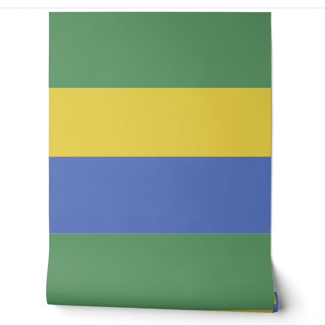 Flagge Gabuns Tapete (Abrollen)