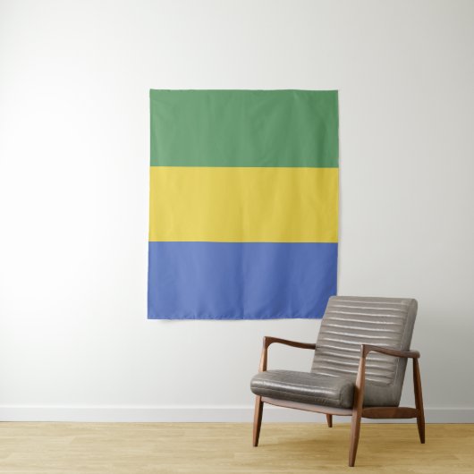 Flagge Gabuns Wandteppich (Beispiel)