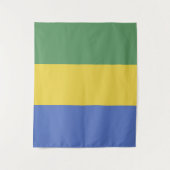 Flagge Gabuns Wandteppich (Vorderseite)
