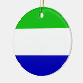 Flagge Galápagos Insel-(Ecuador) Keramikornament (Links)