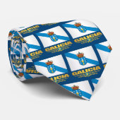 Flagge Galiciens Krawatte (Gerollt)