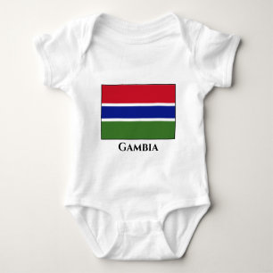 Flagge Gambias Baby Strampler