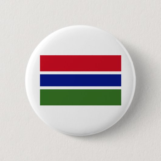 Flagge Gambias Button (Vorderseite)