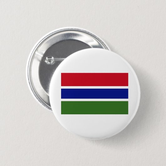 Flagge Gambias Button (Vorne & Hinten)