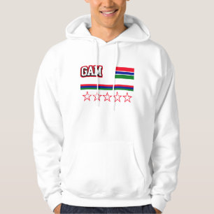 Flagge Gambias Hoodie