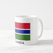 Flagge Gambias Kaffeetasse (VorderseiteRechts)