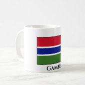 Flagge Gambias Kaffeetasse (Vorderseite Links)