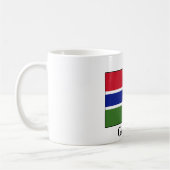 Flagge Gambias Kaffeetasse (Links)