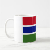 Flagge Gambias Kaffeetasse (Links)