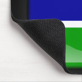 Flagge Gambias Mousepad (Ecke)