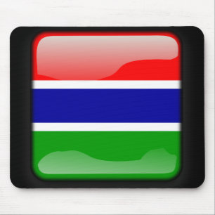 Flagge Gambias Mousepad