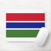 Flagge Gambias Mousepad (Mit Mouse)