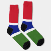Flagge Gambias Socken (Rechts)