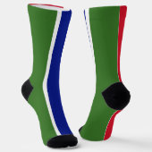 Flagge Gambias Socken (Gewinkelt)