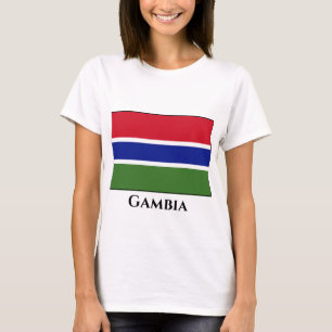 Flagge Gambias T-Shirt
