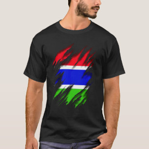 Flagge Gambias T-Shirt