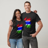 Flagge Gambias T-Shirt (Unisex)