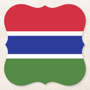 Flagge Gambias Untersetzer