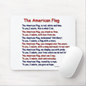 Flagge-Gedicht Mousepad (Mit Mouse)