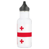 Flagge Georgias Edelstahlflasche (Rechts)