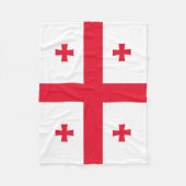 Flagge Georgias Fleecedecke (Vorderseite)