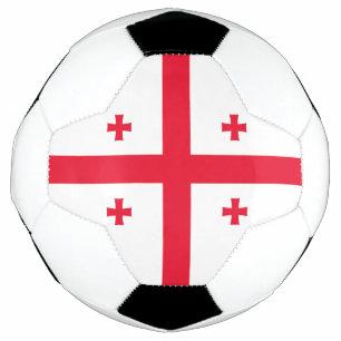 Flagge Georgias Fußball